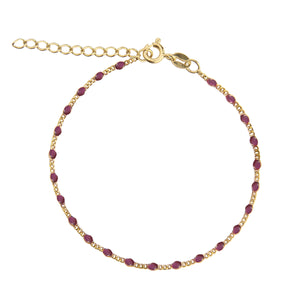 Wild Rose Beaded Bracelet