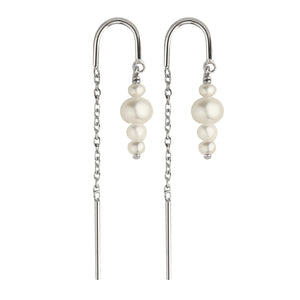 Cordelia Pearls on a Row Earrings