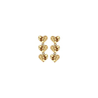 Heart Trio Earrings