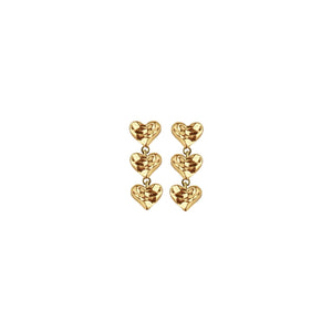 Heart Trio Earrings