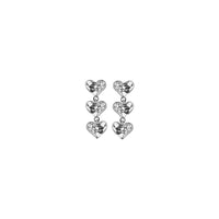 Heart Trio Earrings
