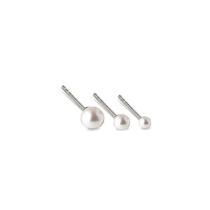 Soul of Nature - Pearl earring set - Sterling silver