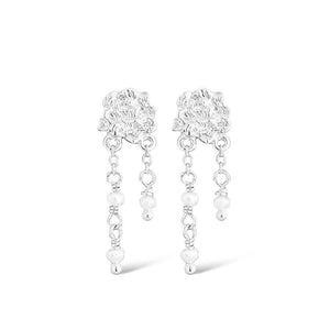 I AM GOLD Pearly Cascade Earrings