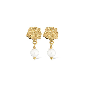 I AM GOLD Mini Baroque Earring