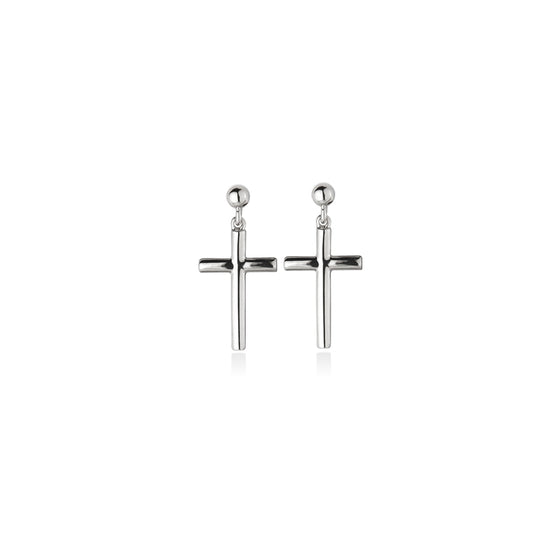 Cross Ear Studs